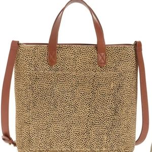 Madewell Medium Transport Tote in Calf Hair